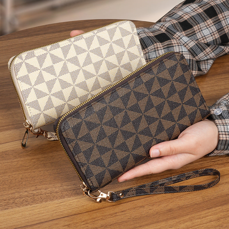 Stylish Women's Long Clutch Elegant Fashion Buckle