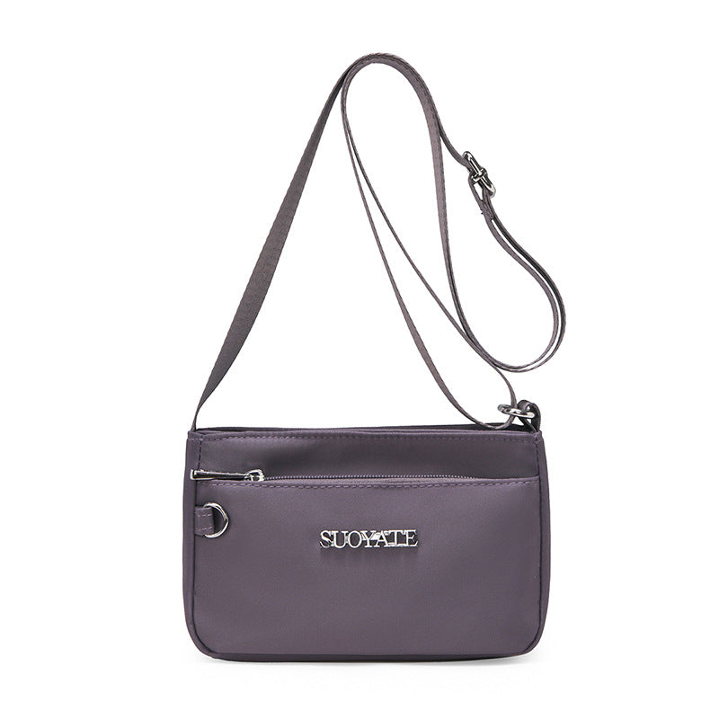 Women's Large Capacity Mom Nylon Solid Color Underarm Fashion Women's Messenger Bag