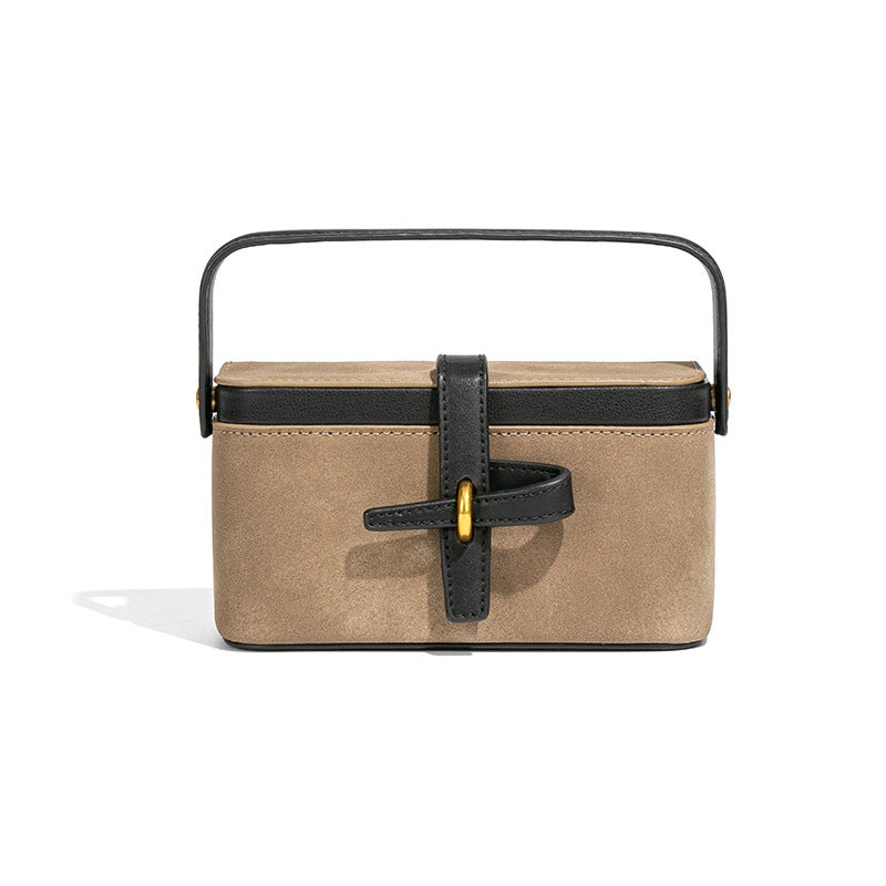 Women's Retro Frosted Portable Dinner Box Mini Women's Messenger Bag