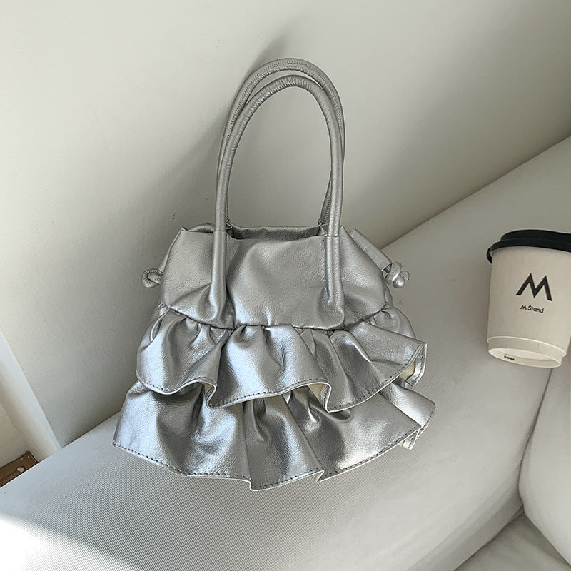 Comfortable Pleated Fashionable High-grade Exquisite Soft Crossbody Bags