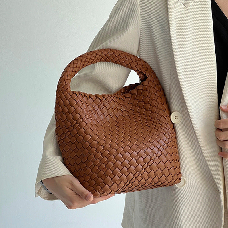 Women's Hand-woven Large Capacity Trendy Vegetable Basket Bags