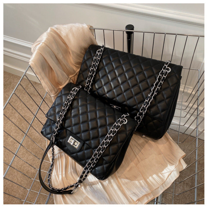 Texture Female Niche Fashion Popular Rhombus Bags