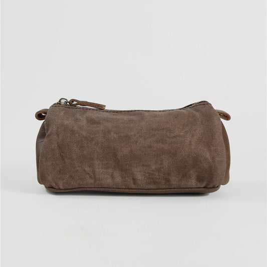 Women's & Men's & Clutch Vintage Canvas Long Zipper Bags
