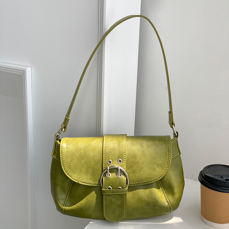 Saddle Niche High Sense Female Personality Large Shoulder Bags