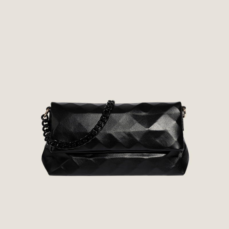 Trendy High-grade Rhombus French Style Underarm Shoulder Bags