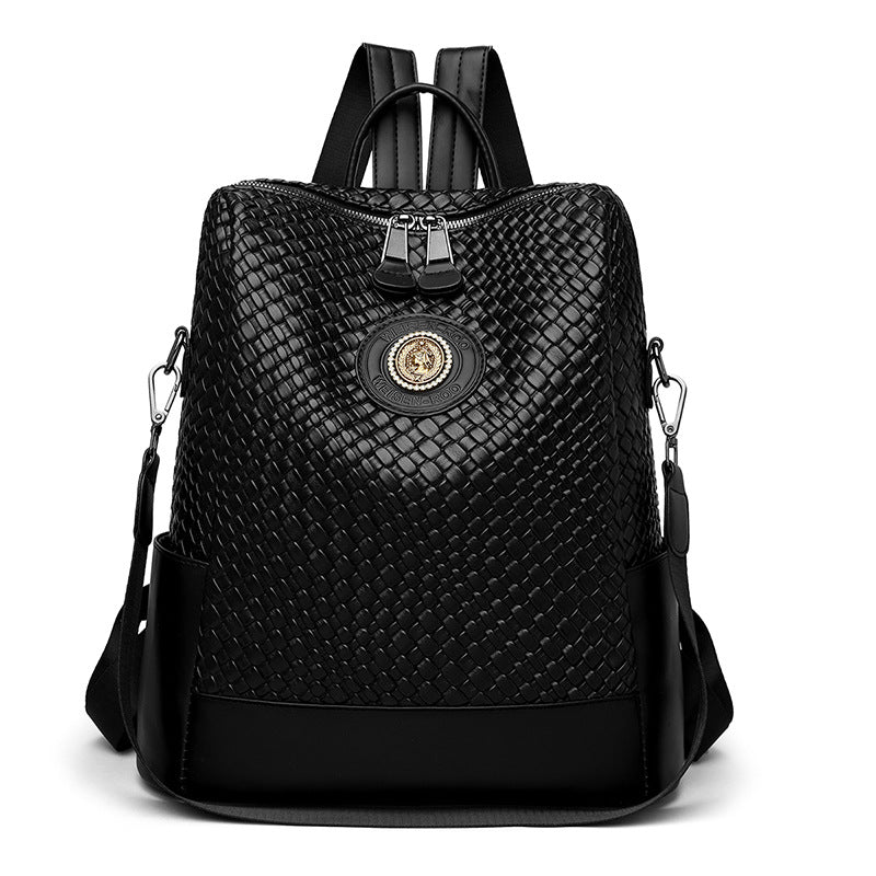 Popular Woven Pattern High-grade Hot Drilling Backpacks