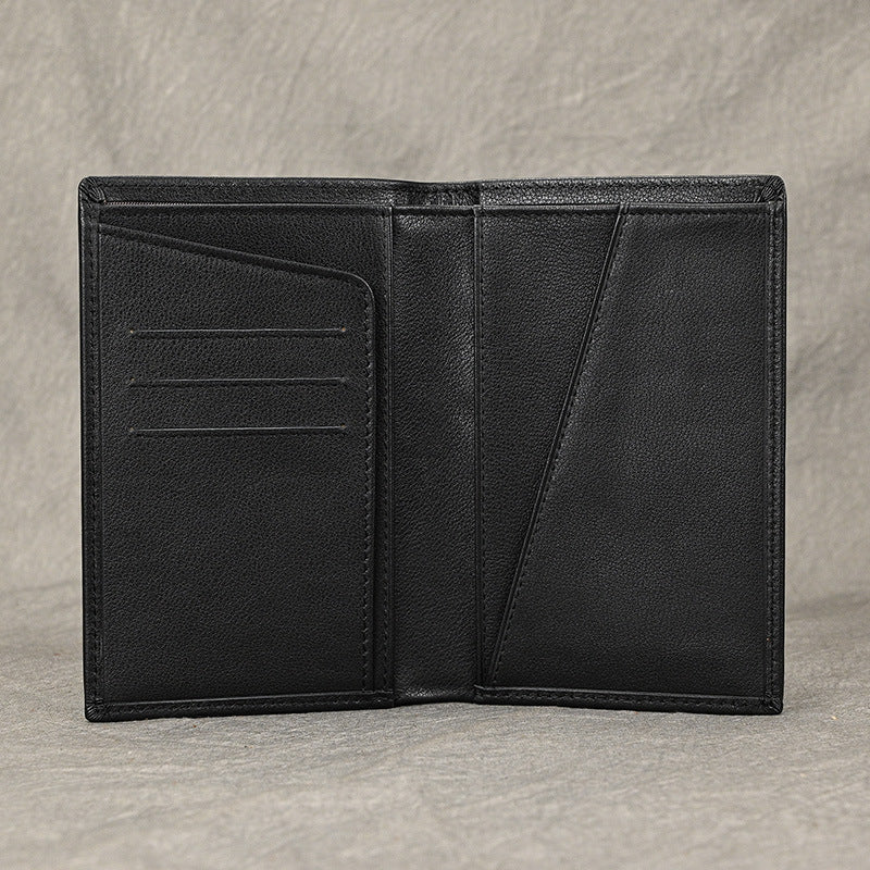 Men's Passport Wrapper Crazy Horse Vintage Genuine Men's Wallets