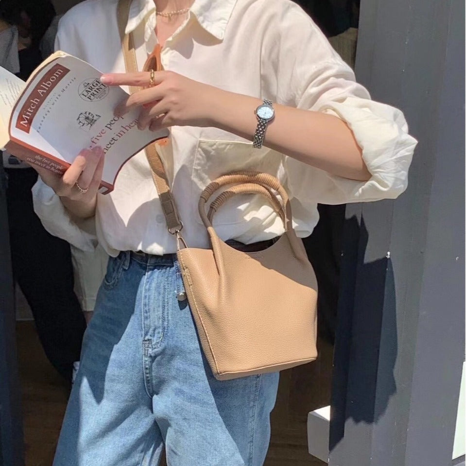 Lady Hand-held Vegetable Basket Processing Top Handbags