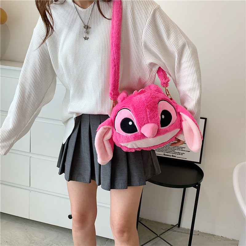 Women's Toy Toothless Korean Style Plush Portable Big Women's Messenger Bag