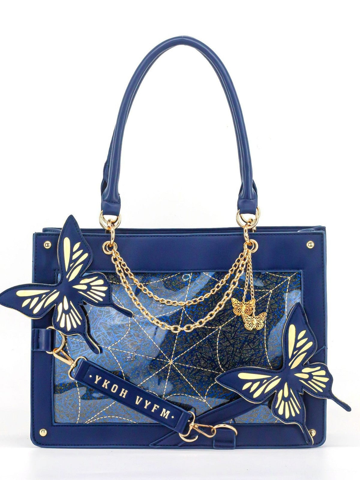 Sier Labyrinth Butterfly Cartoon Cross Body Tote Bags