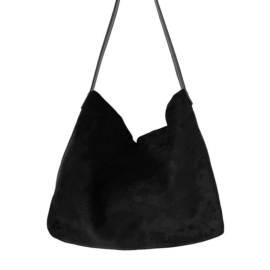 Style Plush Large Capacity Female Class Shoulder Bags