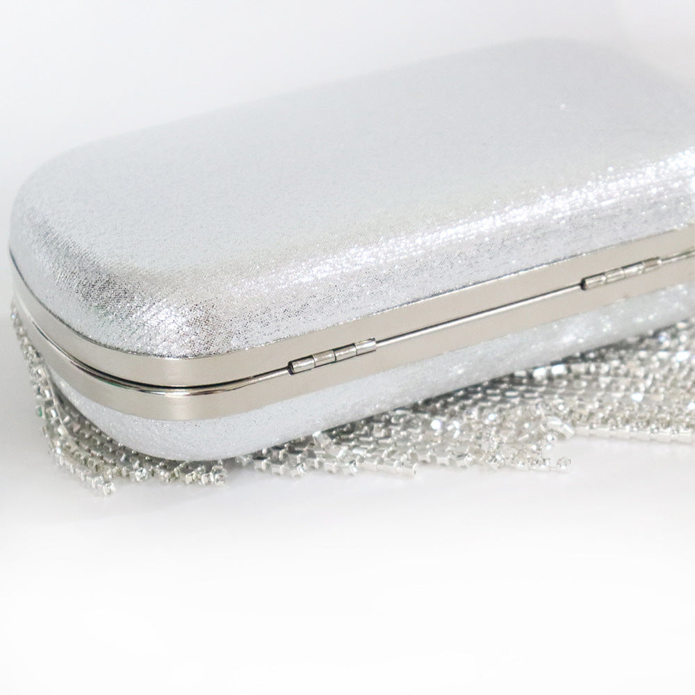 Dinner Diamond Tassel Handmade Rhinestone Wear Evening Bags