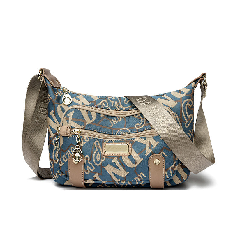 Women's Oxford Cloth Embroidered Mother Fashion Canvas Bags