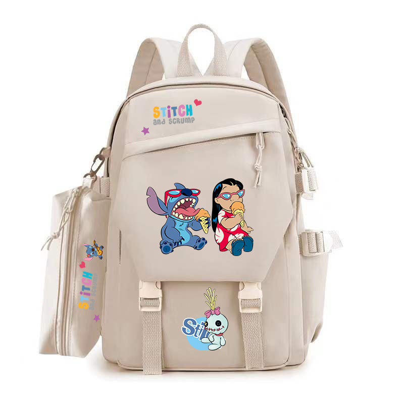 Stitch Pencil Large Capacity Trendy Hot Backpacks