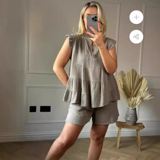 Women's Attractive Popular Comfort Casual Cotton Suits