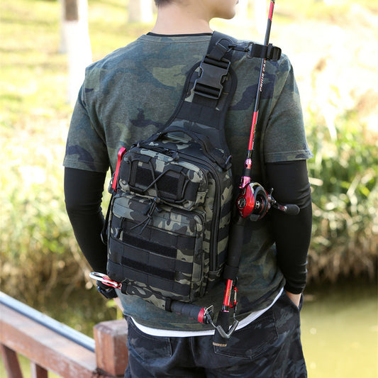 Men's Lure Camouflage Tactics Large Capacity Fishing Sports Backpacks