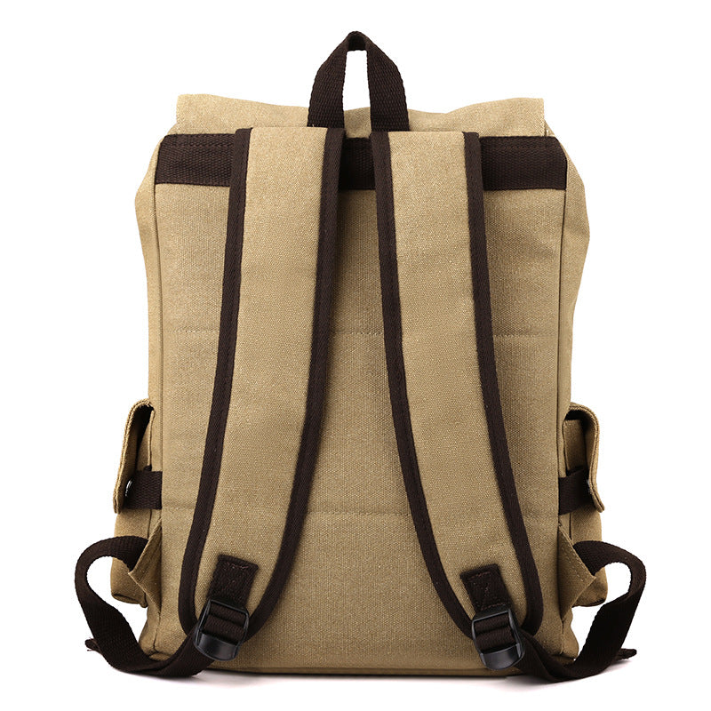 Men's Vintage Canvas Computer Large Capacity Simple Backpacks