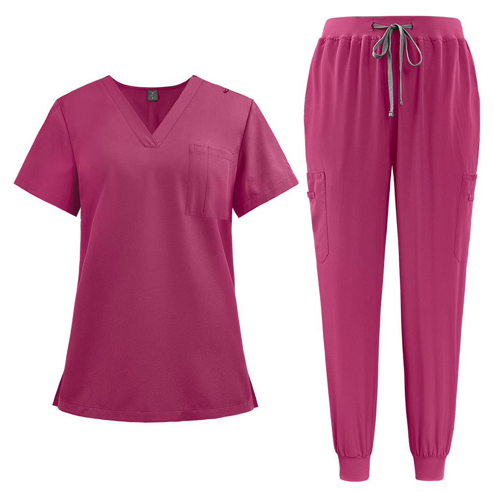 Men's Washing Split Frosted Jogging Oral Clinic Medical Uniform