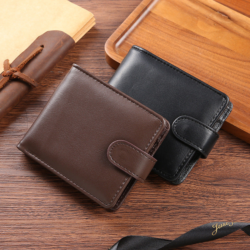 Men's Short Business Simplicity Fashion Soft Leather Men's Wallet