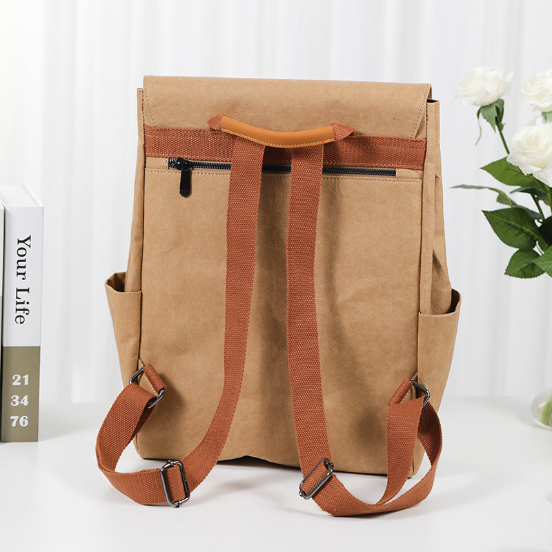 Summer Washed Kraft Paper Large Capacity Bags