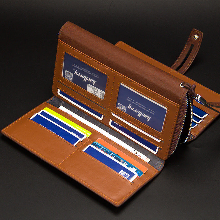Versatile Men's Clutch Long Large Capacity Men's Wallet