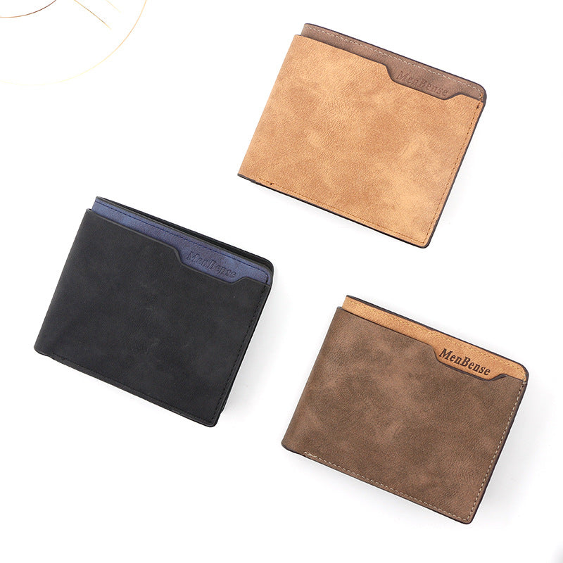 Men's Frosted Waterproof Short Fashion Leisure Men's Wallet