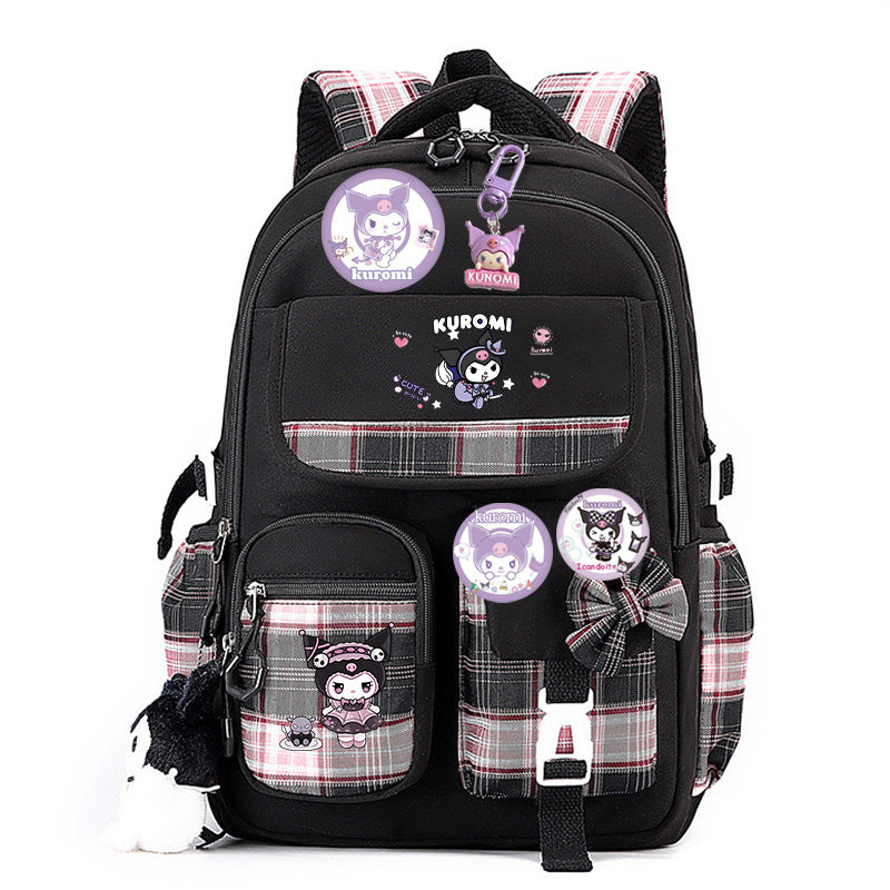 Female Cartoon Cute Portable Burden Alleviation Backpacks