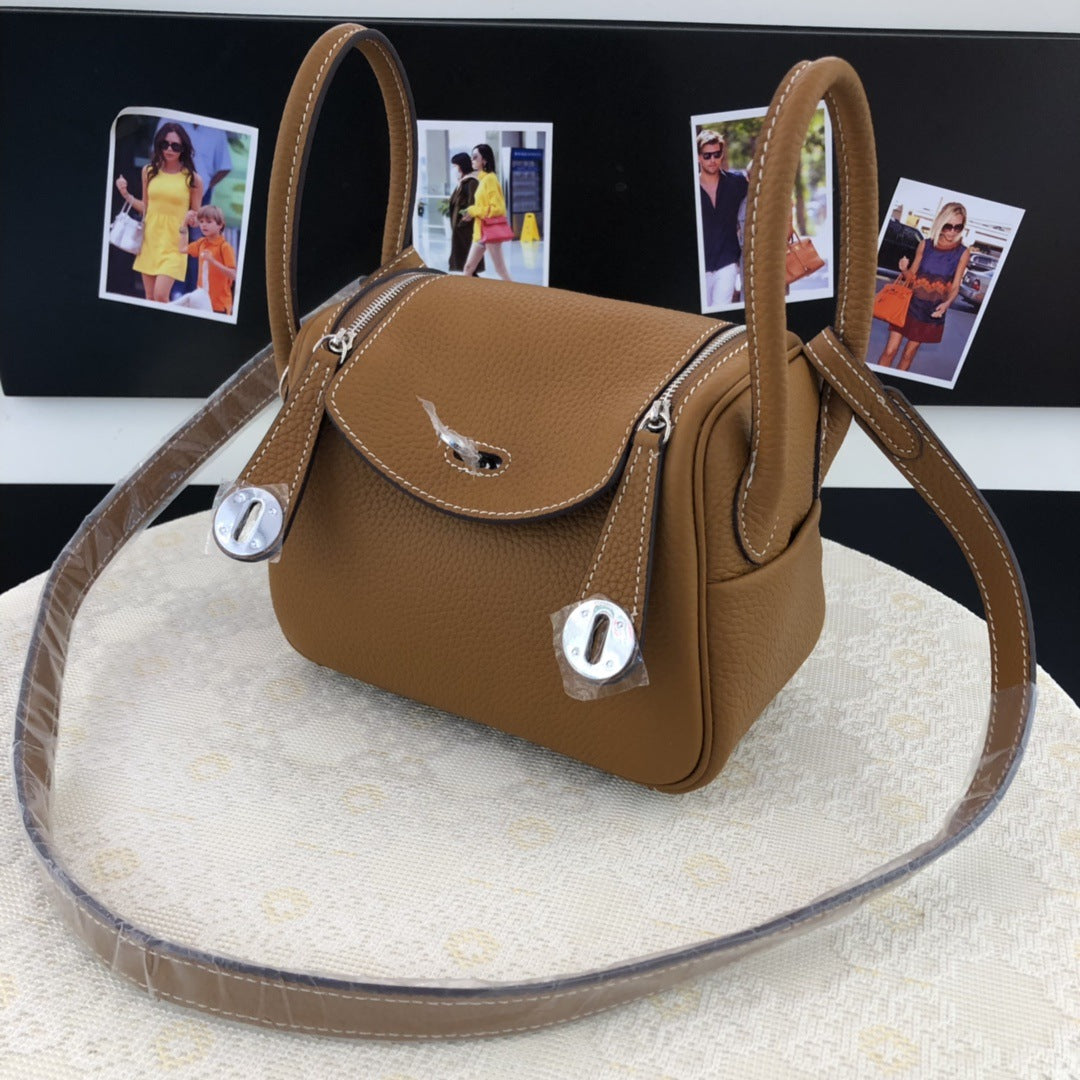 Lindy Cowhide Pillow Doctor Medical Box Bags