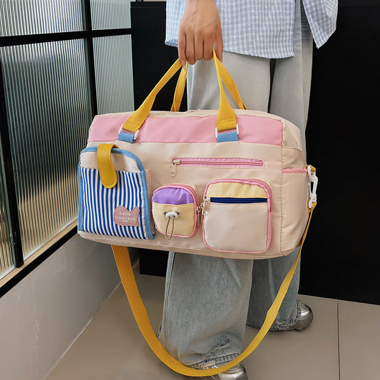 Capacity Female Dopamine Portable Dry Wet Travel Bags