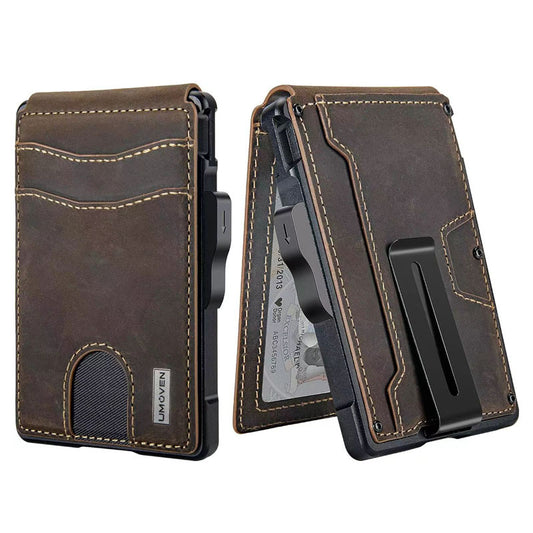 Men's Metal Automatic Pinball Credit Business Card Holder