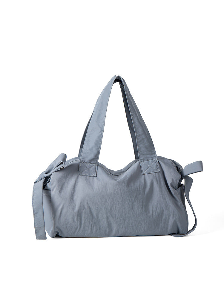 Women's Design Nylon Bow Lightweight Large Capacity Handbags