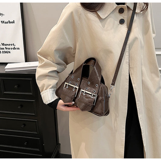 Women's Vintage Punk Style High-grade Rivet Hot Small Square Bags