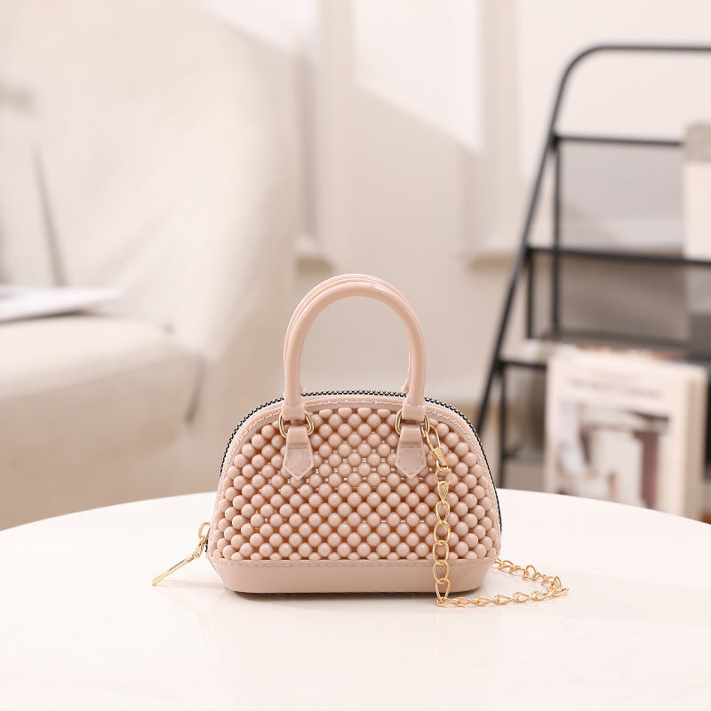 Mini Korean Style Fashion Shell Hollow Women's Handbag