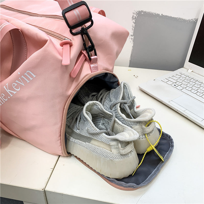 Women's Separation Yoga Swim Lightweight Large Capacity Shoe Storage Travel Bags