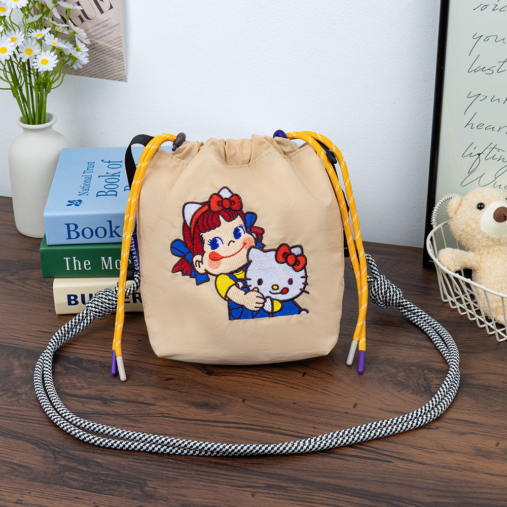 Western Style Lightweight Vertical Mobile Cloth Korean Simple Ten Thousand Women's Handbag