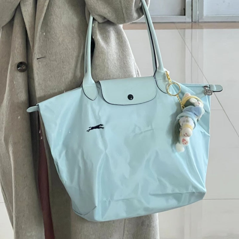 Women's French Embroidery Dumpling Folding Large Capacity Dragon Handbags