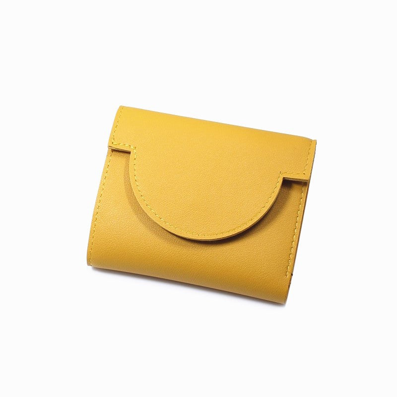 Women's Simple Short Fresh Folding Fashion Card Holder