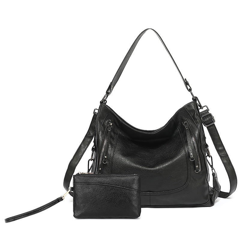 Trend Large Capacity Totes Portable Retro Shoulder Bags