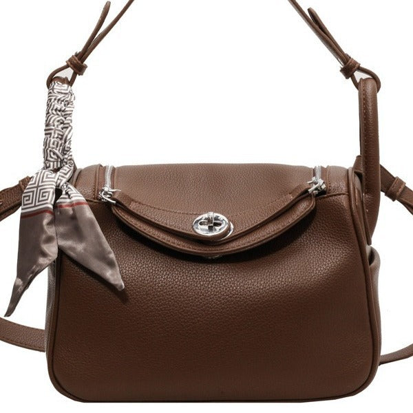 Women's Large Capacity Lindy High-grade Versatile Silk Crossbody Bags