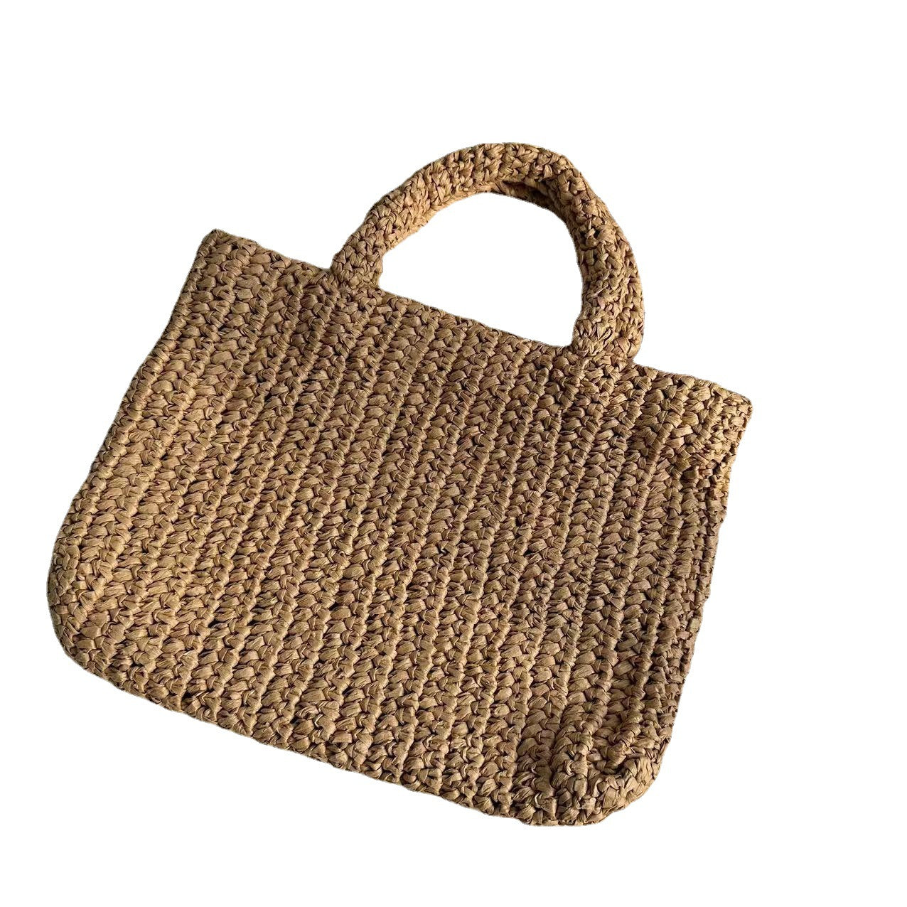 French Handmade Knitted Hand Portable Beach Handbags