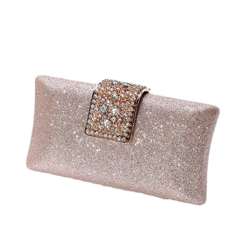 Women's Banquet Elegant Cheongsam Clutch Rhinestone Dress Handbags