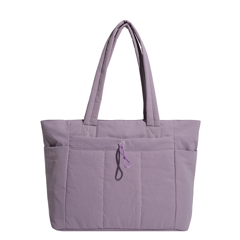Women's Down Lazy Commuter Large Capacity Solid Color Women's Shoulder Bag