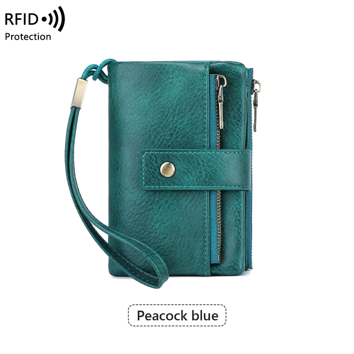 Women's Swiping Off Short Style Vintage Ladies Wallet