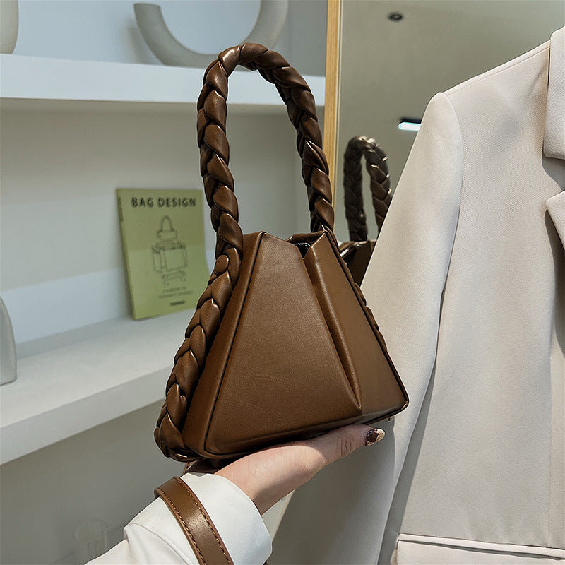 Women's Niche Personality Twist Spring Fashion Portable Shoulder Bags