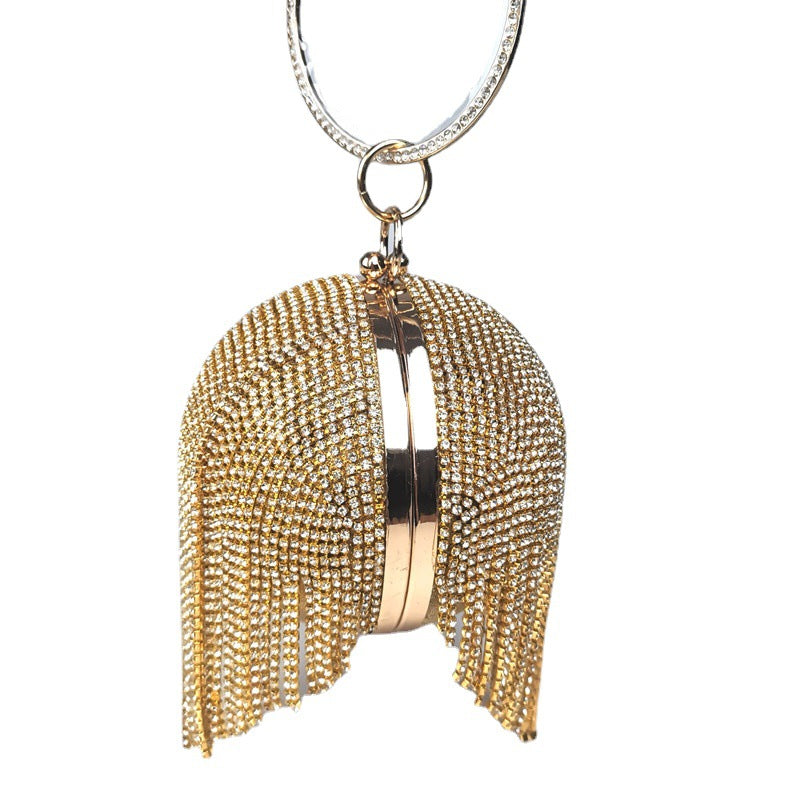 Tassel Clutch Rhinestone Ball Party Dress Bags