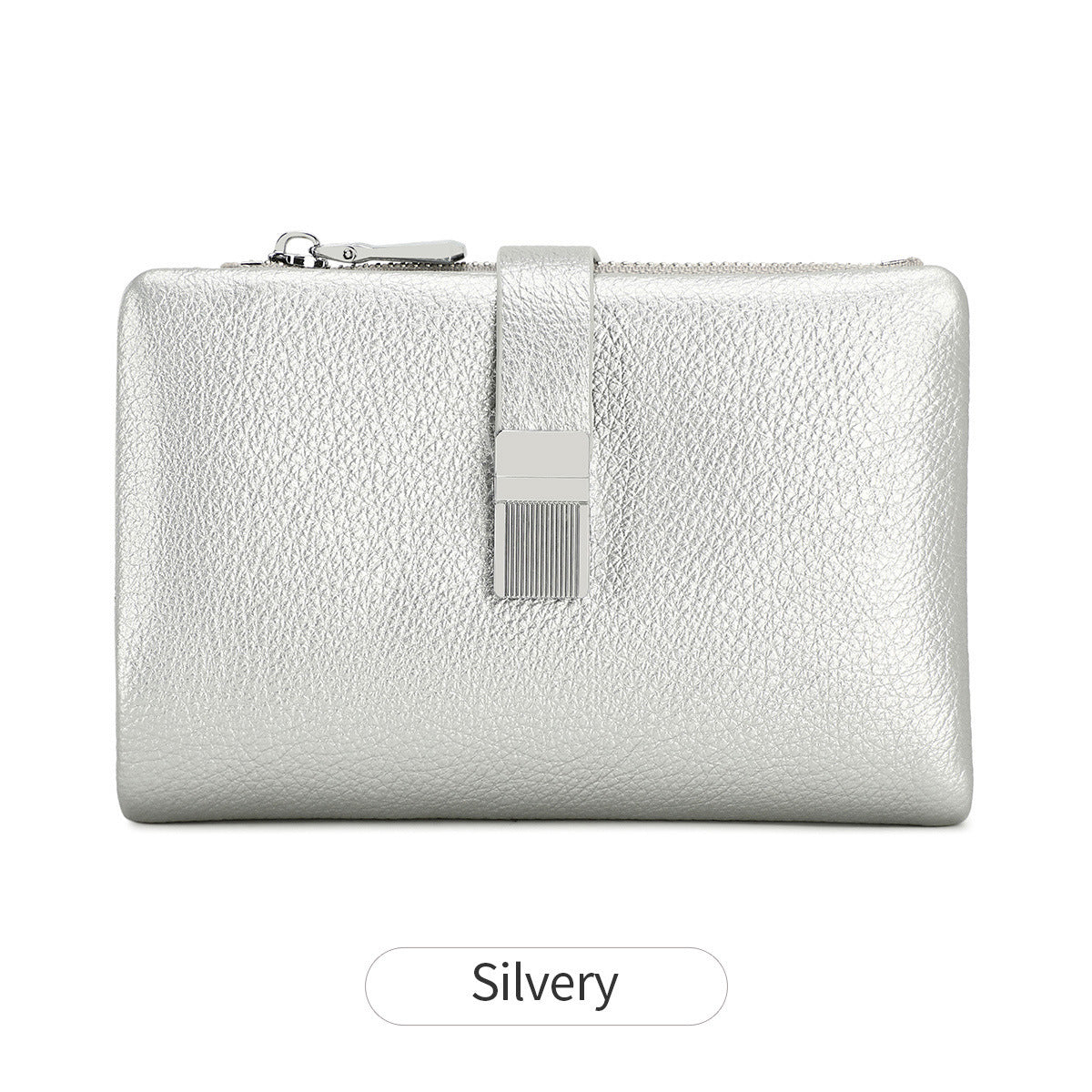 Women's Short Soft Leather Fashion Simple Large Ladies Wallet