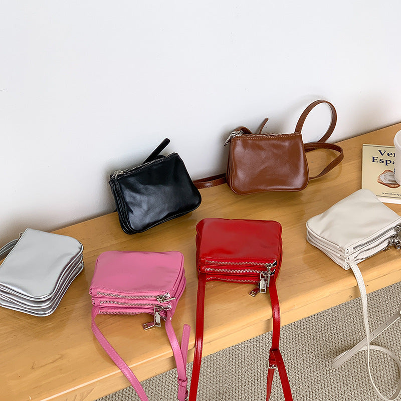 Women's Soft Leather Mini High-grade Summer Korean Crossbody Bags