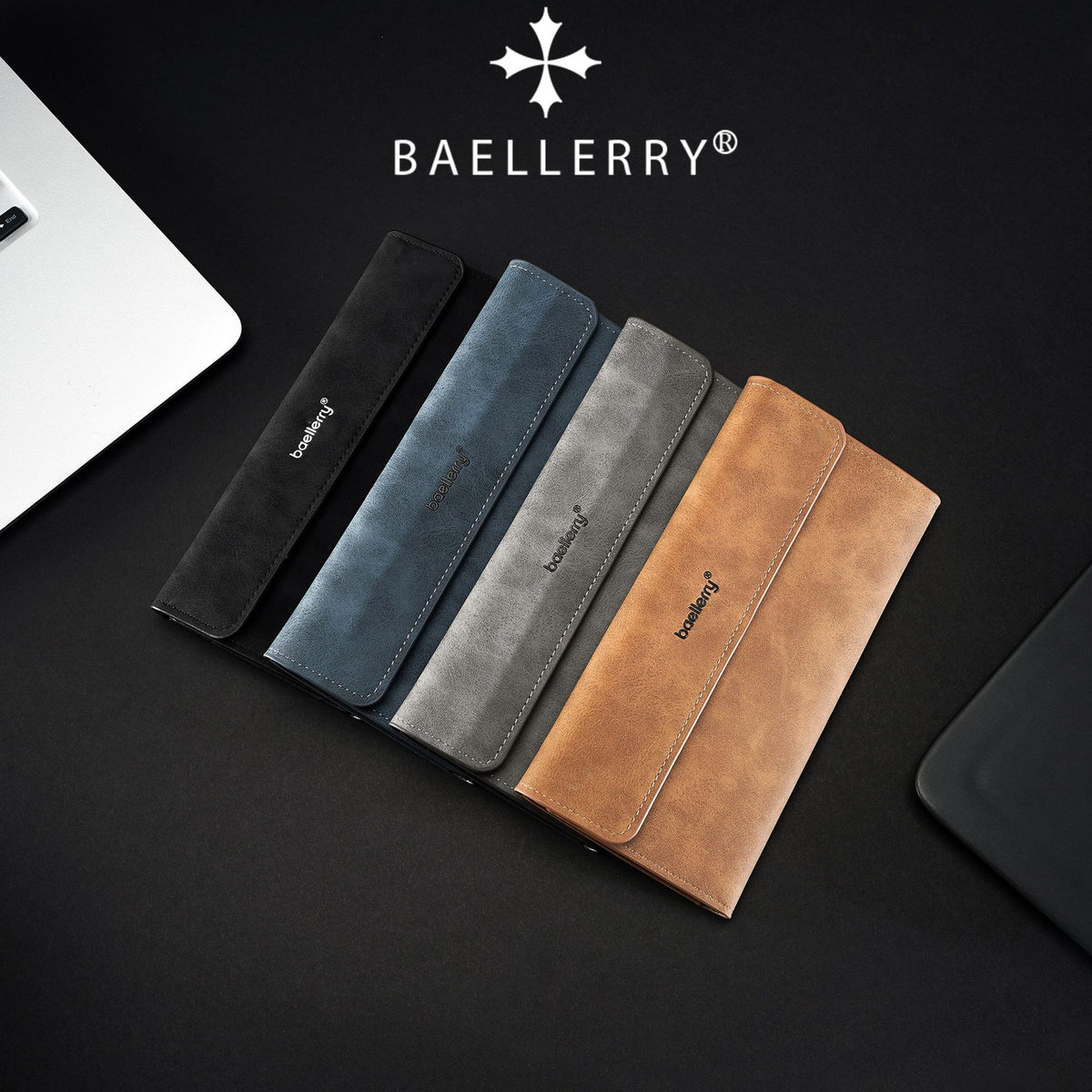 Men's Long Retro Multiple Slots Soft Leather High Sense Minimalist Men's Wallet
