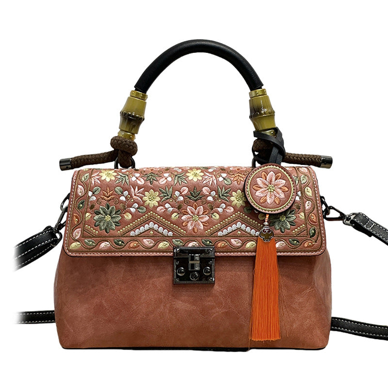 Women's Style Embroidery With Cheongsam Cotton Linen Hand Women's Handbag