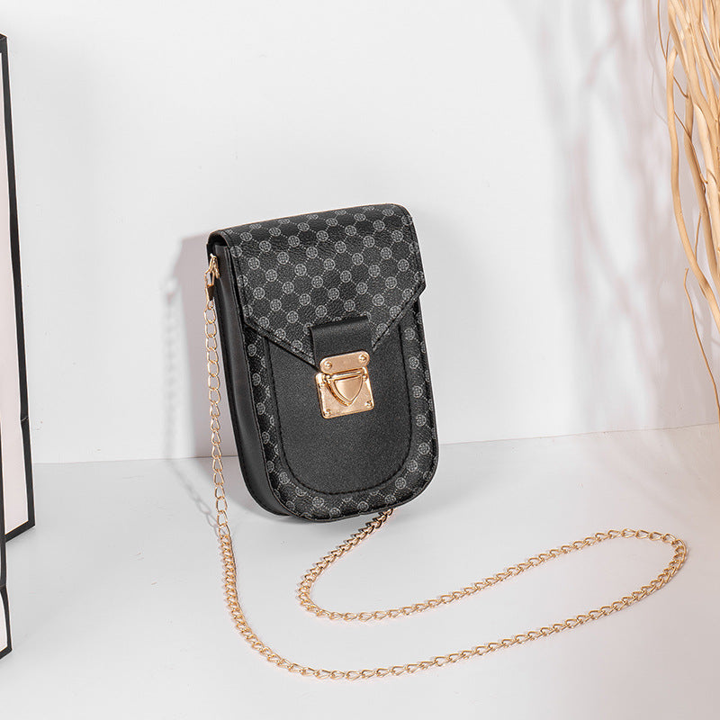 Comfortable Women's Fashion Retro Chain Mobile Bags
